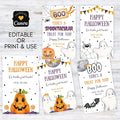 cute editable Halloween treat tags